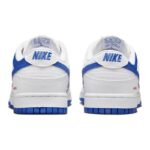 [Custom Red Alert]  Dunk Skateboarding Shoes Men Low-top Blue/white - Image 5