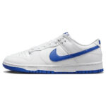 [Custom Red Alert]  Dunk Skateboarding Shoes Men Low-top Blue/white - Image 4