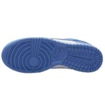 [Custom The cold winter is vast and clear]  Dunk Skateboarding Shoes Unisex Low-top White/Blue - Image 7