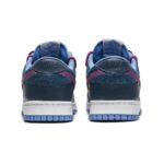 [Custom Bibo Cashew Nuts]  Dunk Skateboarding Shoes Unisex Low-top Purple/Blue - Image 6
