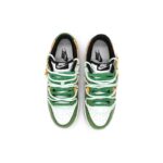 [Custom The male type is greedy for snake green]  Dunk Skateboarding Shoes Men - Image 4