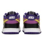 [Custom Sunset Beach]  Dunk Skateboarding Shoes Men Low-top Black/purple - Image 4
