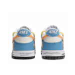 [Custom Silly Pumpkin] Dunk Skateboarding Shoes Unisex Low-top Blue/White - Image 5