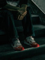 [Custom AF Chainsaw Horror]  Air Force 1 Skateboard Shoes Unisex Low-Top White/Red - Image 16