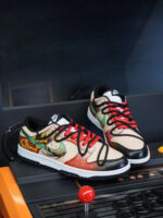 [Custom Ink-wash koi]  Dunk Skateboarding Shoes Men - Image 7