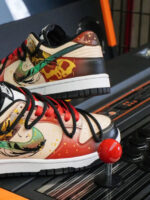 [Custom Ink-wash koi]  Dunk Skateboarding Shoes Men - Image 9
