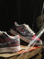 [Custom Male Halloween vampire]  Dunk Skateboarding Shoes Men Low-top Black/Red - Image 7