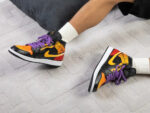 [Custom Halloween Night Fright] Air Jordan 1 High Top Unisex Skateboarding Shoes - Image 6