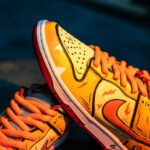 [Custom The men's little fire dragon is orange-yellow]  Dunk Skateboarding Shoes Men - Image 8