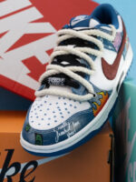 [Custom Cowboy Graffiti] Dunk Skateboarding Shoes Twine Shoelace Unisex - Image 14