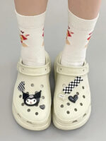 Cute Cartoon Moisture Transferring & Sweat Transferring Comfortable & Breathable Mid Calf Socks 5 Pairs - Image 8