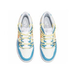[Custom Silly Pumpkin] Dunk Skateboarding Shoes Unisex Low-top Blue/White - Image 6