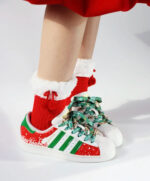 [Custom Jingle Bells] originals SUPERSTAR Low Top Unisex Skate Shoes Christmas Collection - Image 10