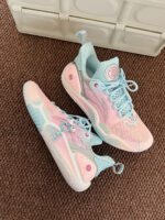 [Candyfloss Powder Blue Colorway] Custom Street LiNing Basketball Shoes Unisex - Image 7