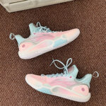 [Candyfloss Powder Blue Colorway] Custom Street LiNing Basketball Shoes Unisex - Image 2
