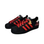 [Custom Gingerbread Stroll] originals SUPERSTAR Low Top Unisex Skate Shoes Christmas Collection - Image 3