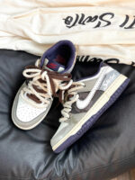 [Custom Wilderness] Dunk Skateboarding Shoes Unisex Gray/Brown - Image 7