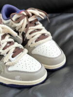 [Custom Wilderness] Dunk Skateboarding Shoes Unisex Gray/Brown - Image 10