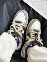 [Custom Wilderness] Dunk Skateboarding Shoes Unisex Gray/Brown - Image 11
