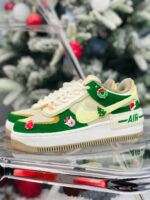 [Custom Women's patch Christmas QD]  Air Force 1 Skateboarding Shoes Women's - Image 12