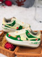 [Custom Women's patch Christmas QD]  Air Force 1 Skateboarding Shoes Women's - Image 10