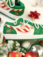 [Custom Christmas Puppy] Dunk Skateboarding Shoes Unisex Low-top - Image 3