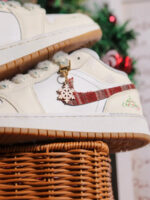 [Custom Winter Melody] Jordan Air Jordan 1 Low Top Unisex Skateboarding Shoes - Image 8