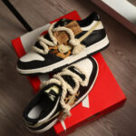 [Custom Women's leopard print black]  Dunk Skateboarding Shoes Women's - Image 7