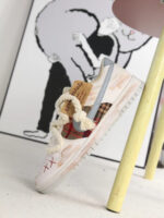 [Custom Men's style: red Scotland, white brown]  Dunk Skateboarding Shoes Men - Image 9