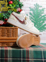 [Custom Winter Melody] Jordan Air Jordan 1 Low Top Unisex Skateboarding Shoes - Image 13