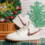 [Custom Winter Melody] Jordan Air Jordan 1 Low Top Unisex Skateboarding Shoes