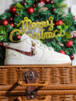 [Custom Winter Melody] Jordan Air Jordan 1 Low Top Unisex Skateboarding Shoes - Image 15
