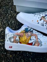 [Custom Luffy&Zoro One piece] Air Force 1 Skateboarding Shoes Unisex - Image 2