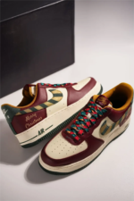 [Customized Gilded Starry Night] Air Force 1 Low-top Shoes Unisex Christmas Collection - Image 10