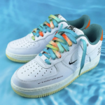 5 Pairs Cool irregular tie-dye gradient Niche original tropical island series Shoelaces Unisex couple style - Image 3