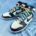 5 Pairs Cool irregular tie-dye gradient Niche original tropical island series Shoelaces Unisex couple style - Image 6