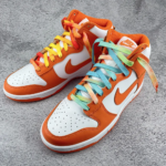5 Pairs Cool irregular tie-dye gradient Niche original tropical island series Shoelaces Unisex couple style - Image 10