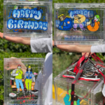 Personalized Graffiti Transparent Custom Shoe Box（Personalized customization required, please contact customer service)