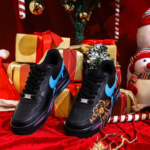 [Custom Men's Christmas Eve bear graffiti]  Air Force 1 Skateboarding Shoes Men - Image 10