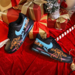 [Custom Men's Christmas Eve bear graffiti]  Air Force 1 Skateboarding Shoes Men - Image 11