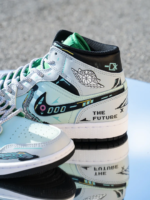 FZBB Cyberpunk -  Men's Jordan 1 Mid Custom - Image 3