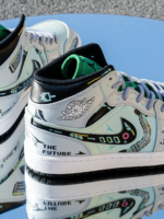 FZBB Cyberpunk -  Men's Jordan 1 Mid Custom - Image 6