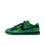 [Custom Green Goblin] Dunk  Low-top Skateboarding Shoes Men Green/Black - Image 2
