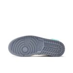 [Custom Good Fortune Arrives - CNY Limited Edition] Air Jordan 1 Mid Top Unisex Skateboarding Shoes Gray - Image 4