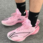 [Sweetheart Leopard/Black & White Classic/Yellow & White Laser/Blue & Purple Laser] Custom LiNing Basketball Shoes Unisex - Image 2