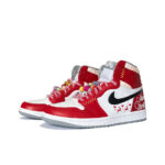 [Custom Christmas Overture] Air Jordan 1 High Top Unisex Skateboarding Shoes - Image 2