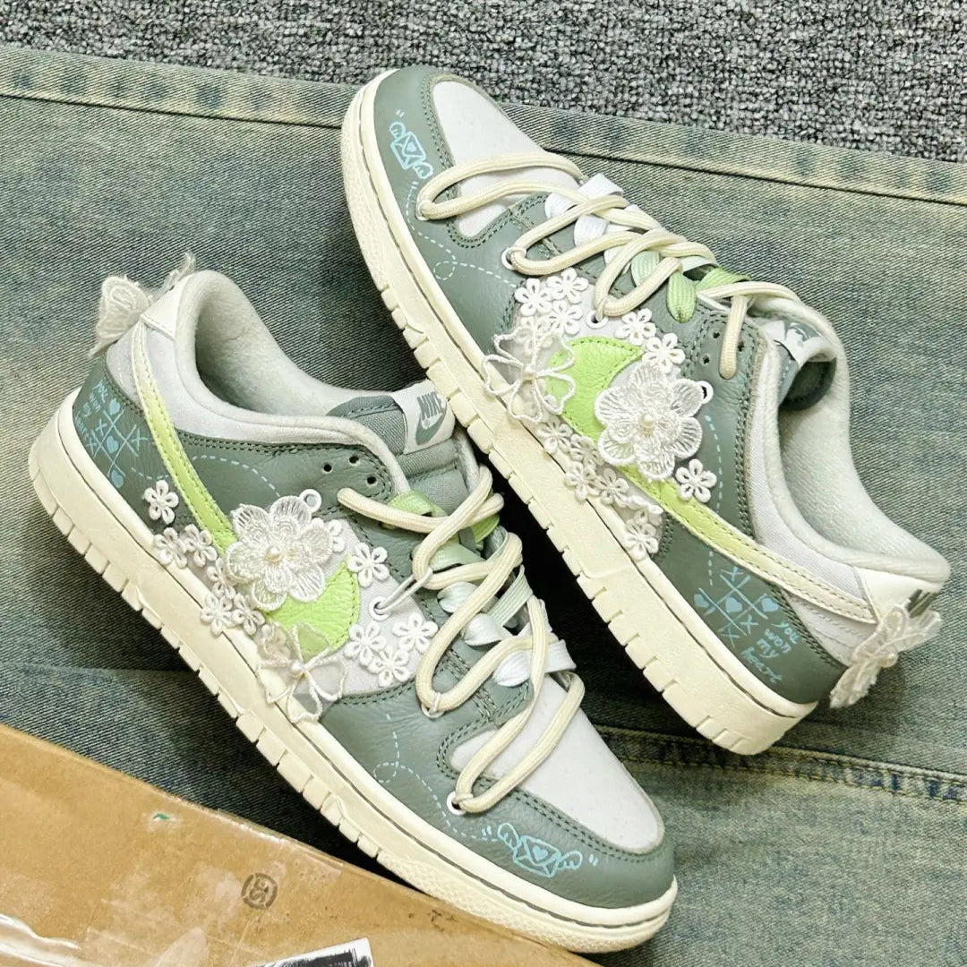 1951694588_byte1198133byte_93fb0161349cd18da6f8380512e6ae27_iOS_w1440h1920.jpg Pearl Confession Letter- Dunk Skateboarding Shoes Unisex Low-top - Image 1