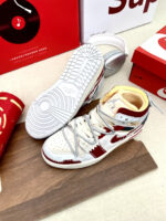 [Custom Trendy Deconstructed] Jordan Air Jordan 1 Mid Skateboarding Shoes Unisex - Image 8