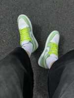[Custom Tundra] Air Jordan Low - Top Skateboarding Shoes Unisex Green - Image 6