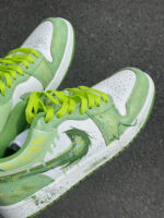 [Custom Tundra] Air Jordan Low - Top Skateboarding Shoes Unisex Green - Image 7